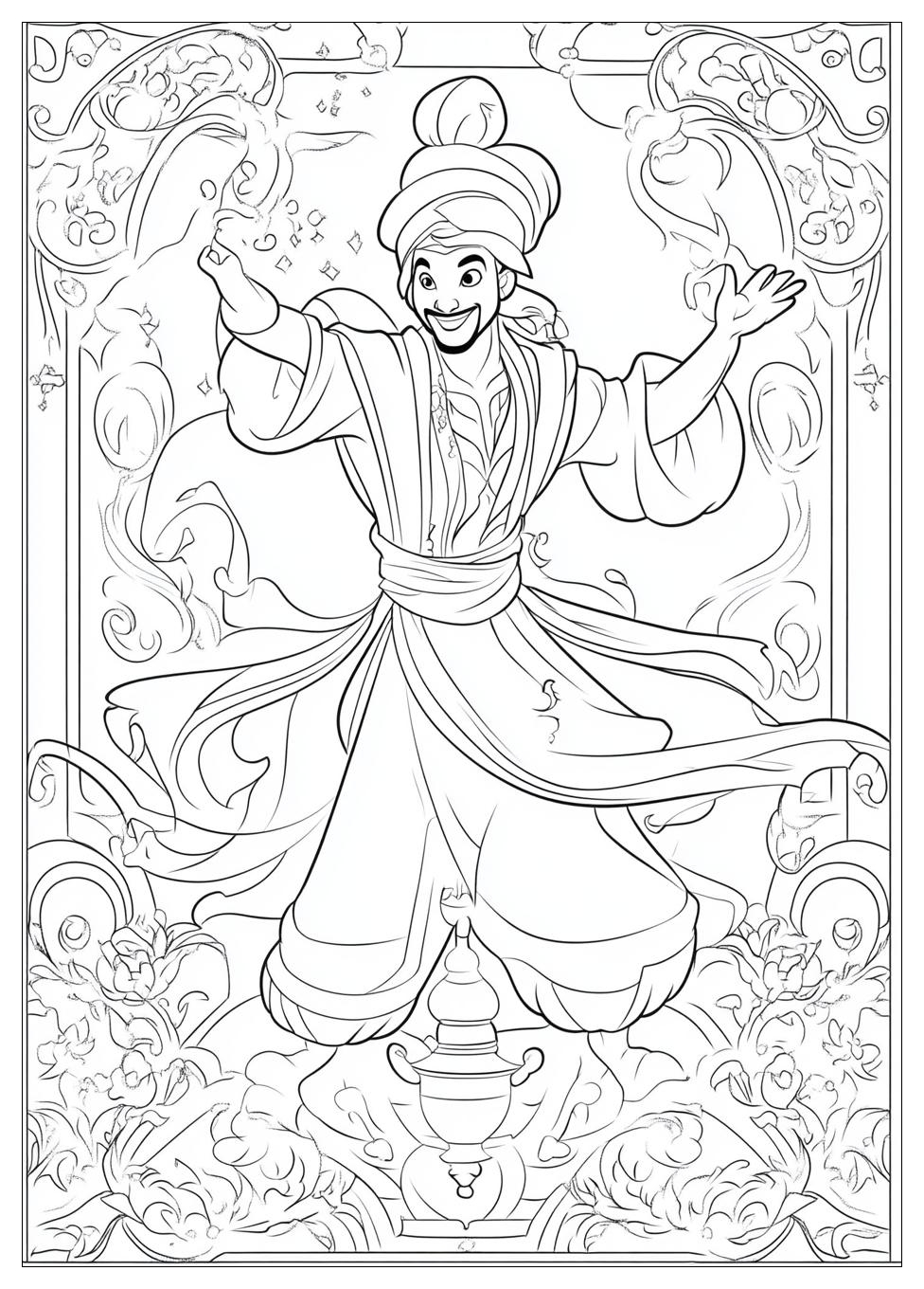 Aladdin Színező 24