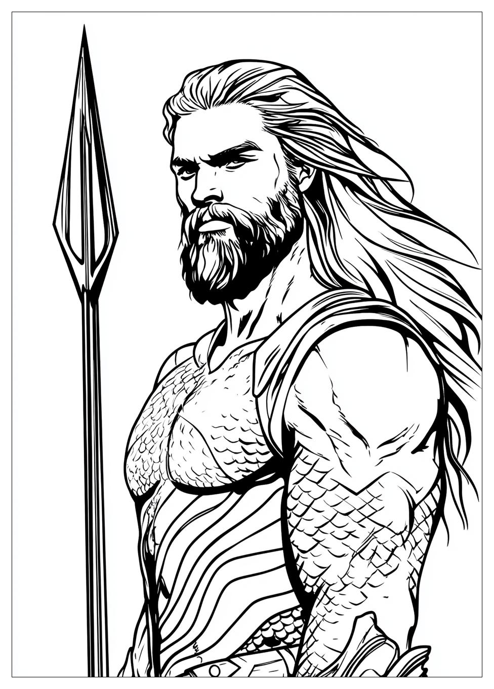 Aquaman Színező 1