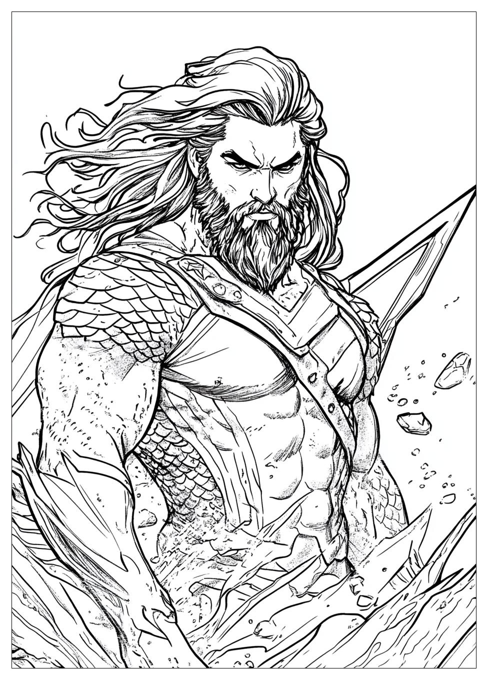 Aquaman Színező 11