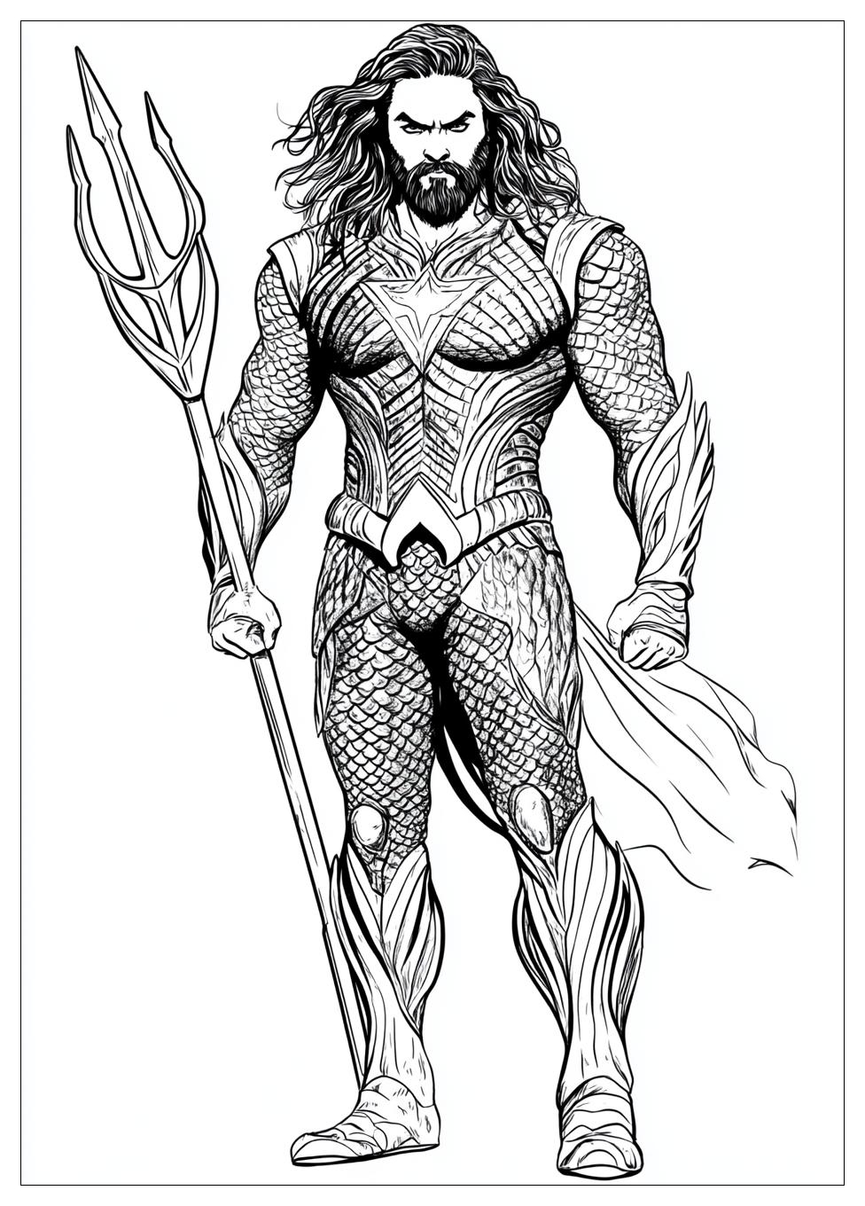 Aquaman Színező 15