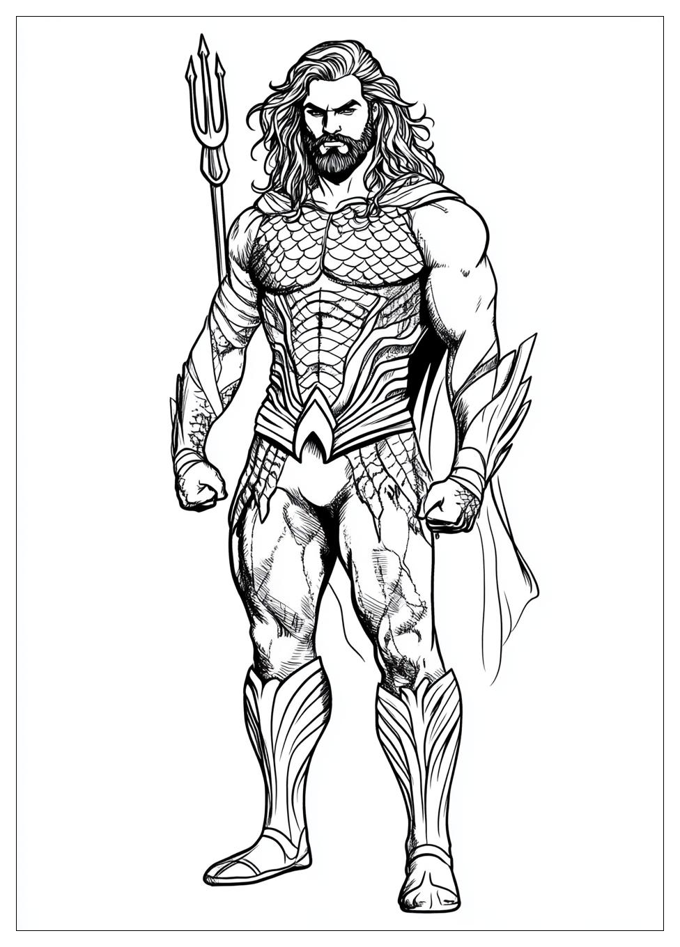 Aquaman Színező 16