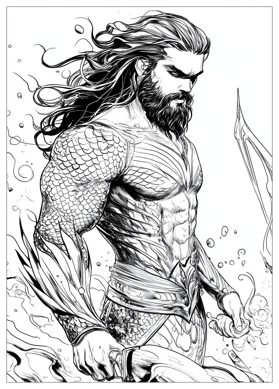 Aquaman Színező 17