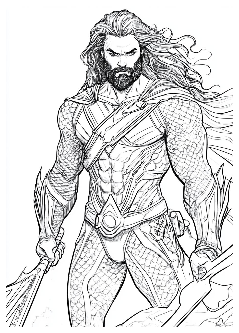 Aquaman Színező 18