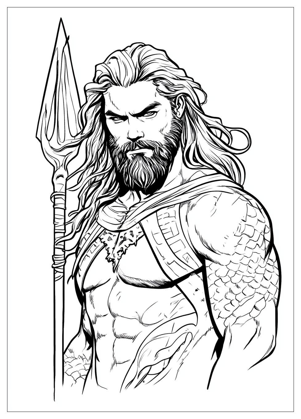 Aquaman Színező 19