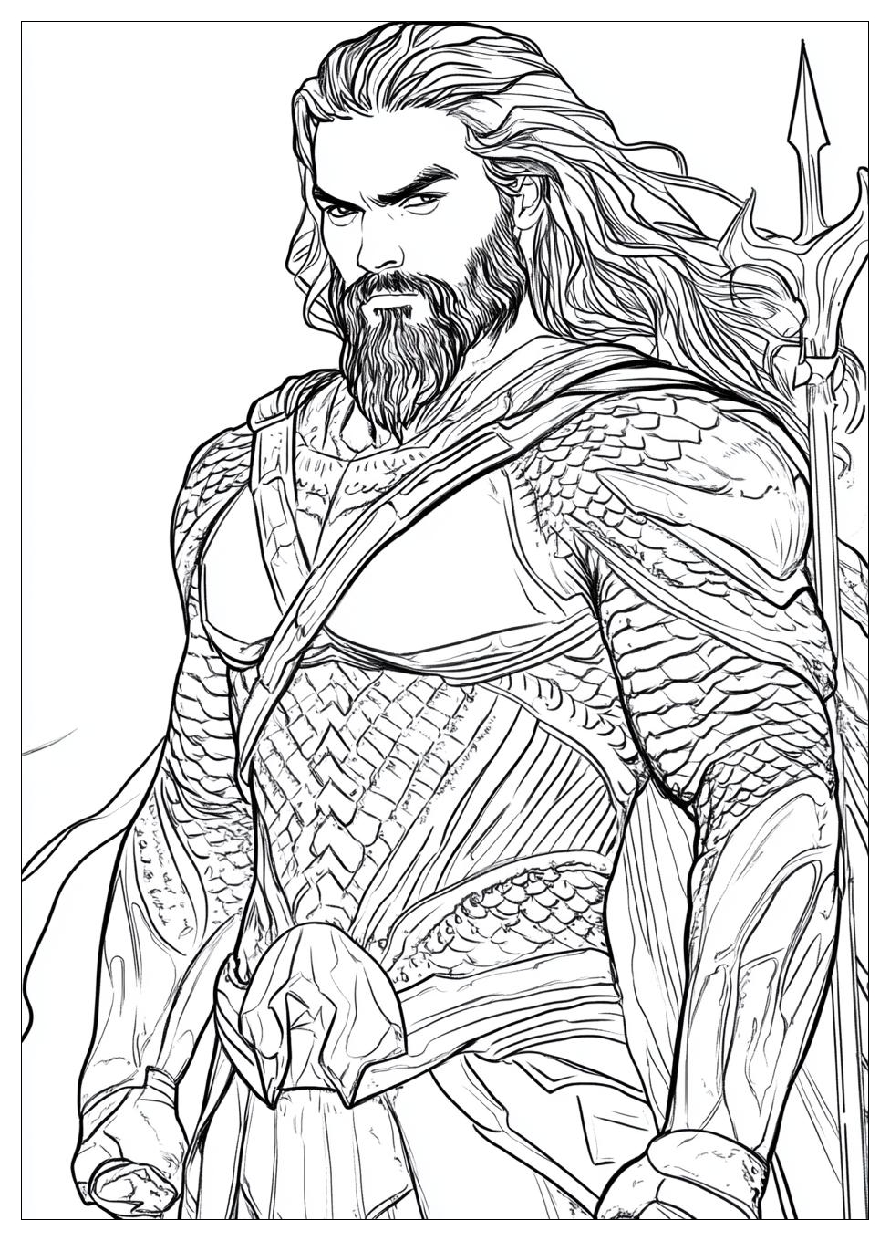 Aquaman Színező 2