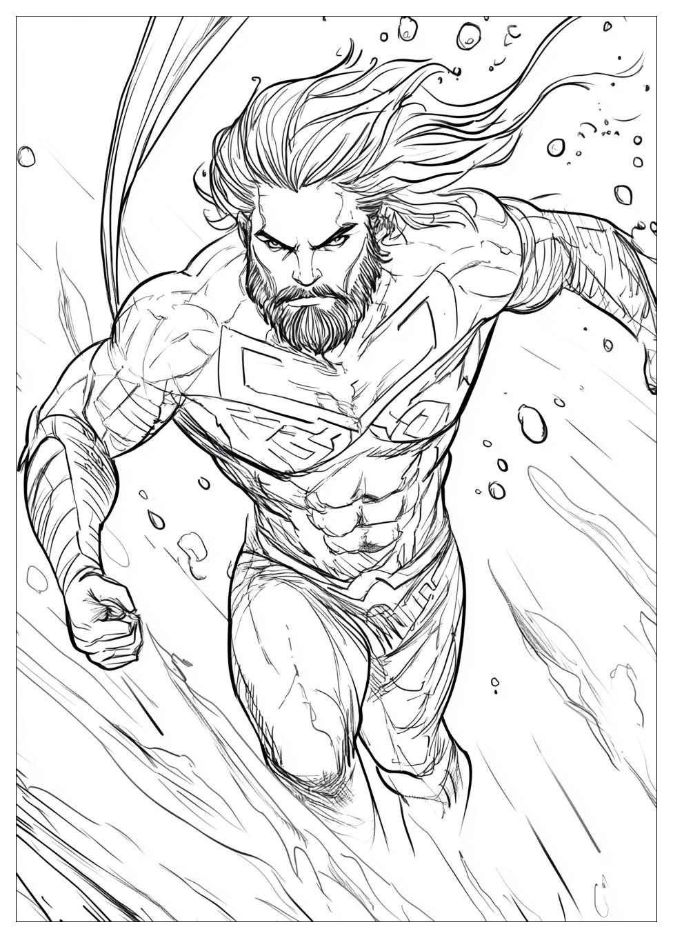 Aquaman Színező 20