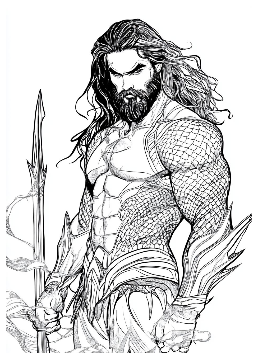Aquaman Színező 21