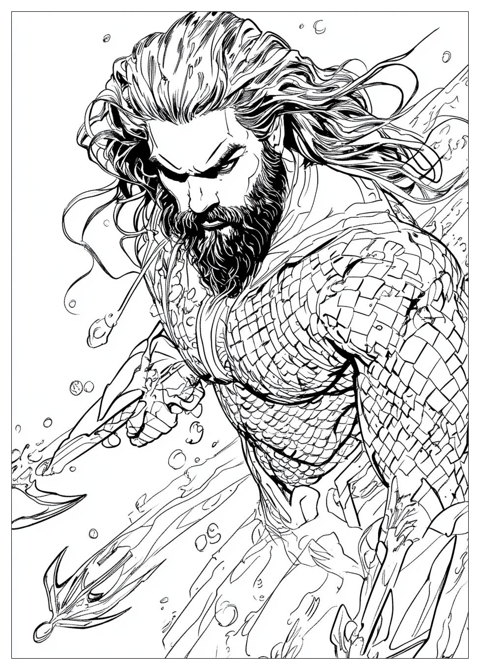 Aquaman Színező 22