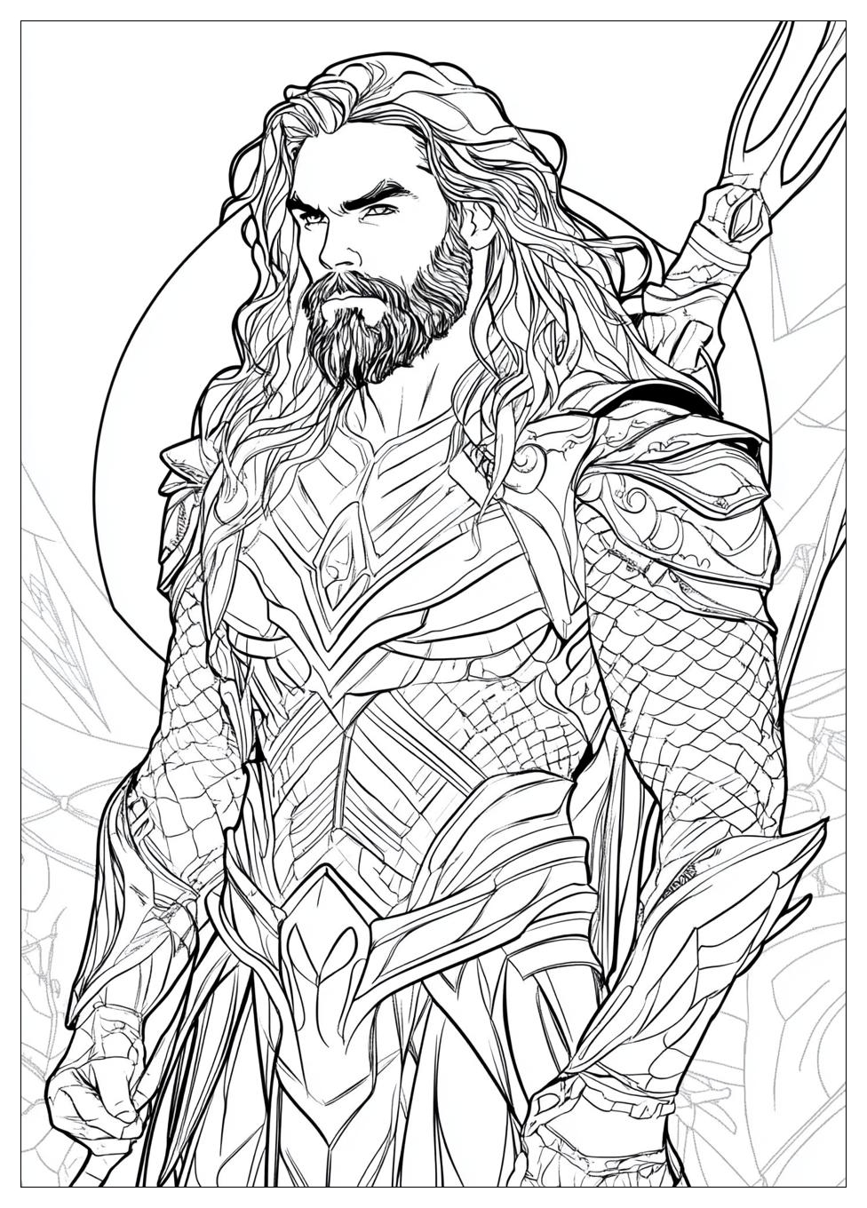 Aquaman Színező 23