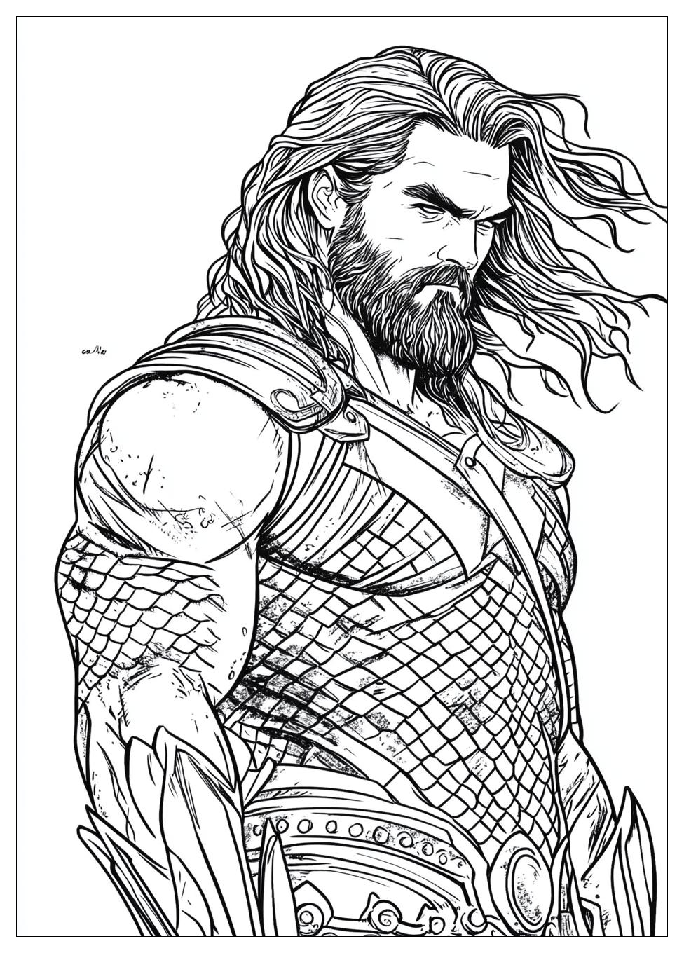 Aquaman Színező 24