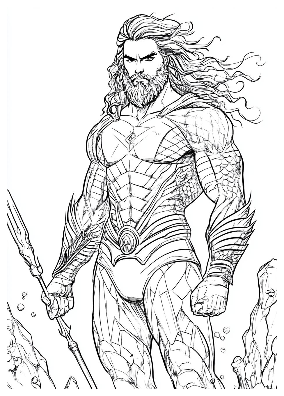 Aquaman Színező 3