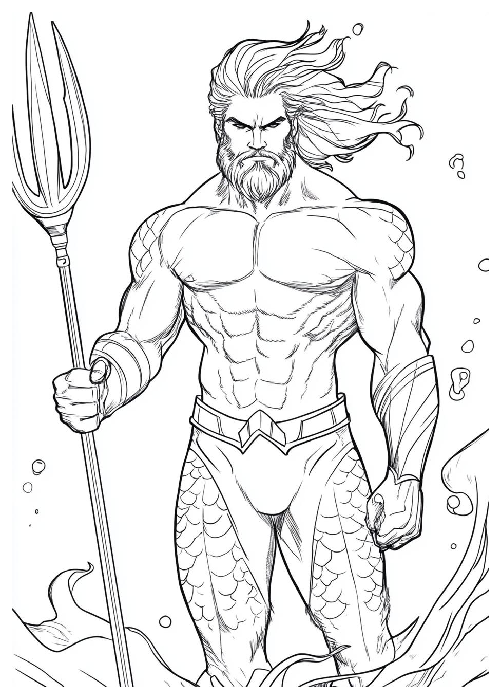 Aquaman Színező 4