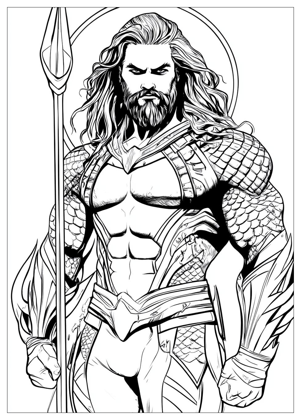 Aquaman Színező 7