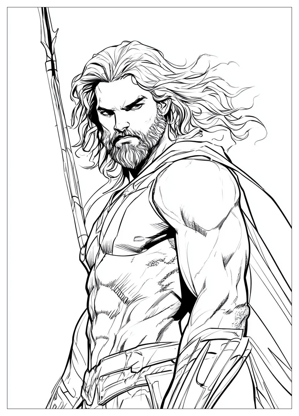 Aquaman Színező 8
