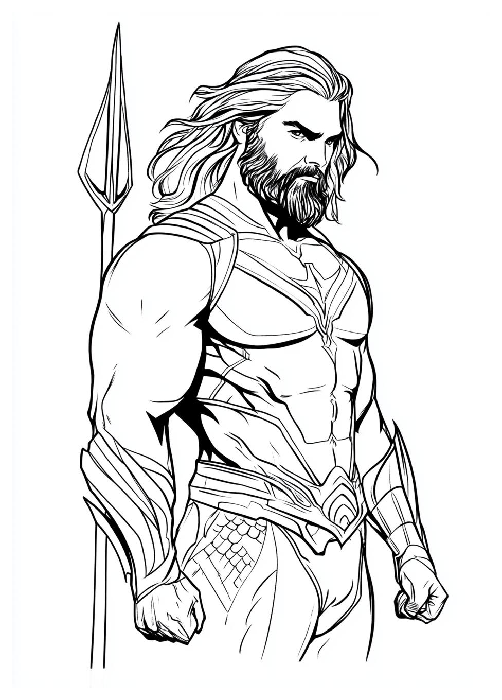 Aquaman Színező 9