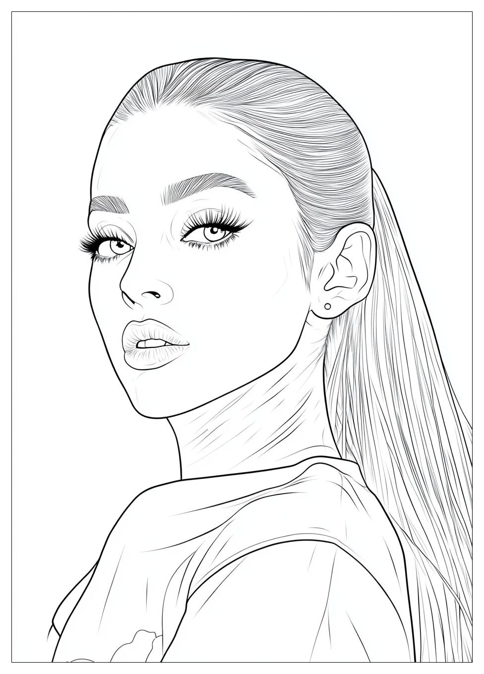 Ariana Grande Színező 13