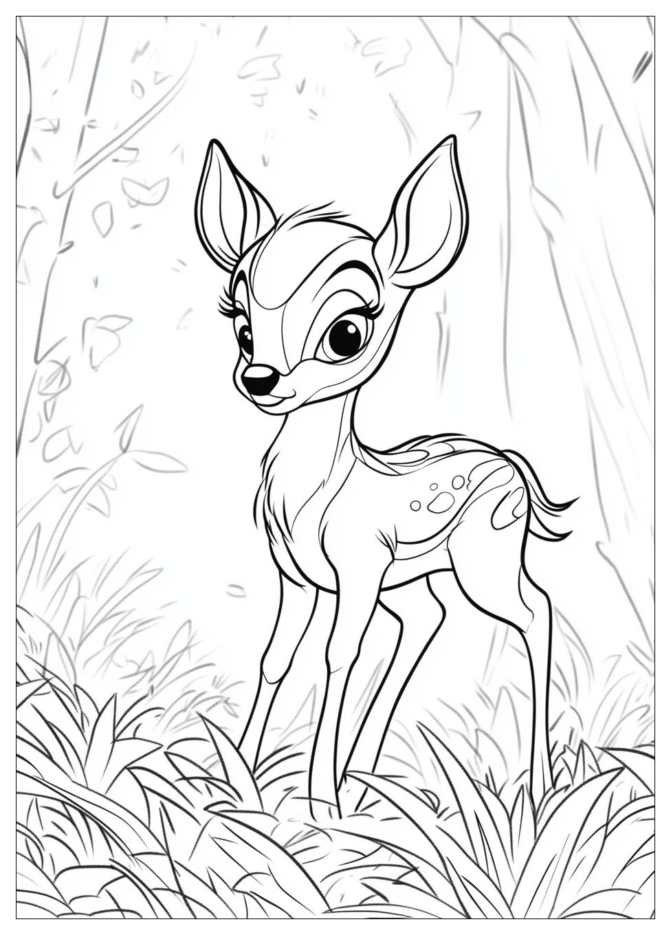 Bambi Színező 1