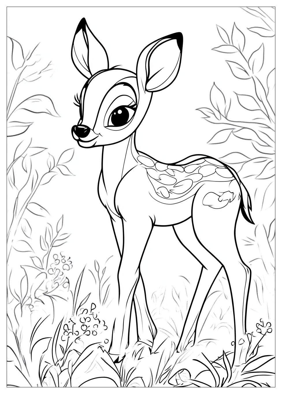 Bambi Színező 10