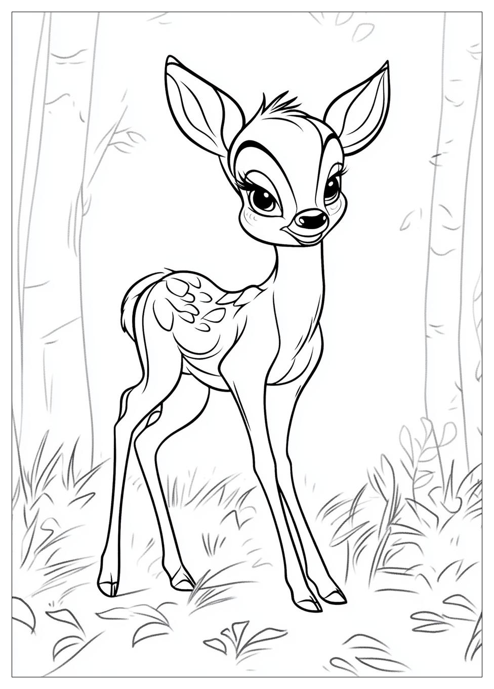 Bambi Színező 8