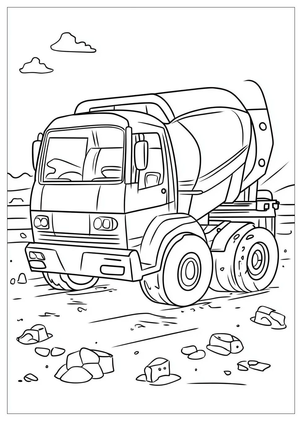 Betonkeverő Színező 1