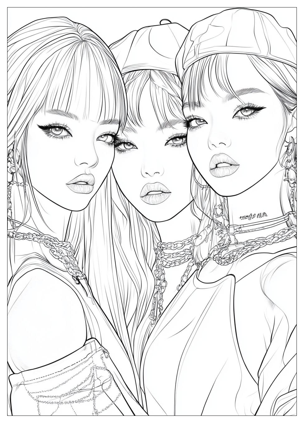 Blackpink Színező 11
