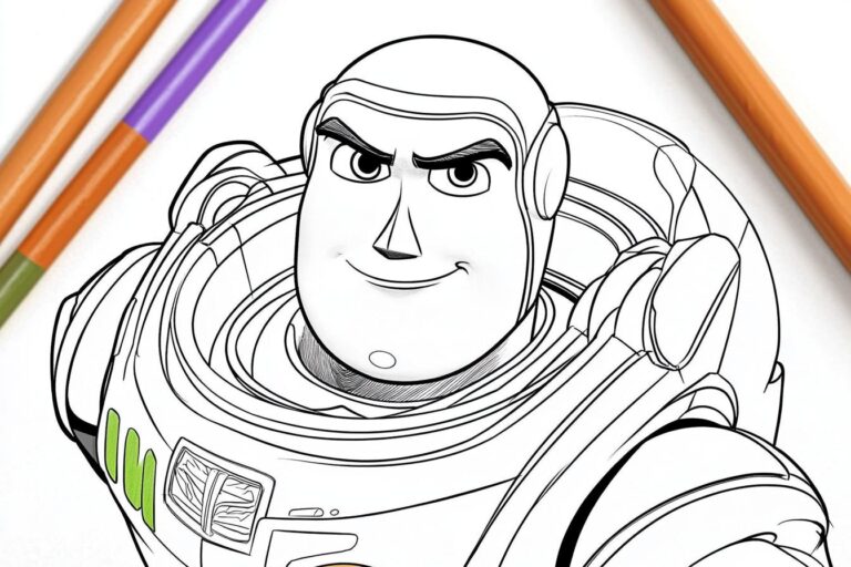 Buzz Lightyear Színező : Színes kalandok a csillagok között