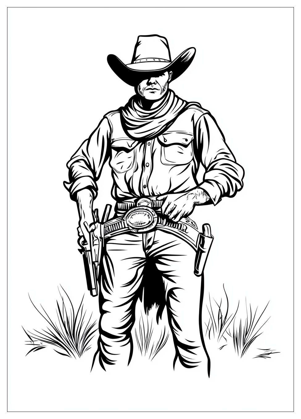 Cowboy Színező 1