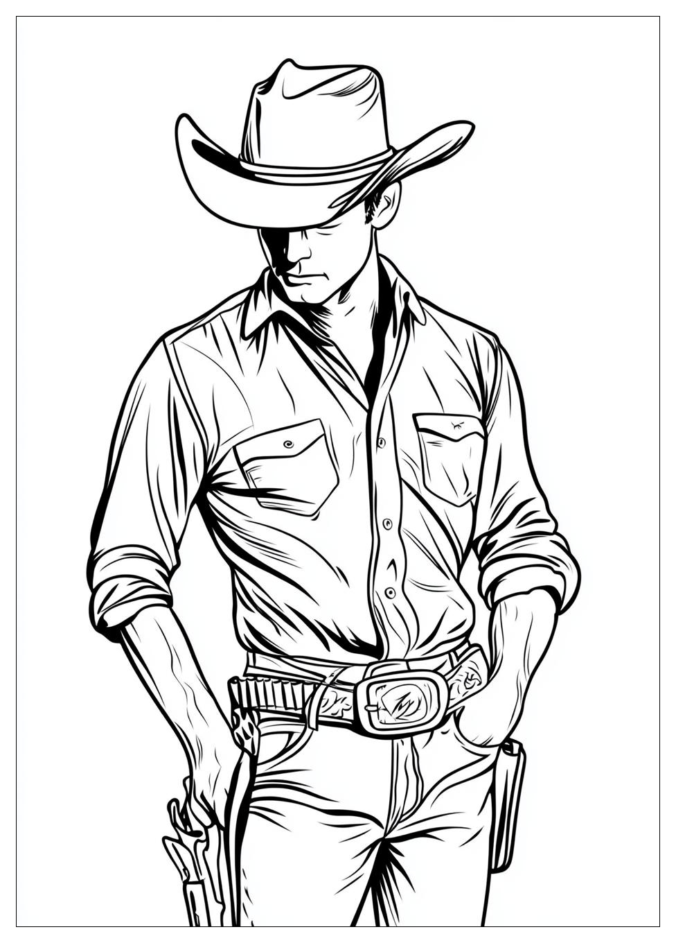 Cowboy Színező 11