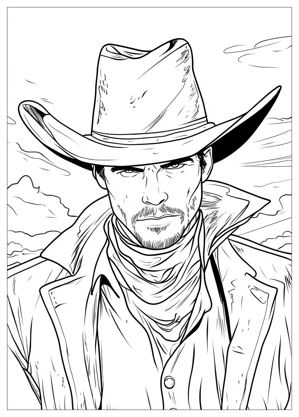 Cowboy Színező 12