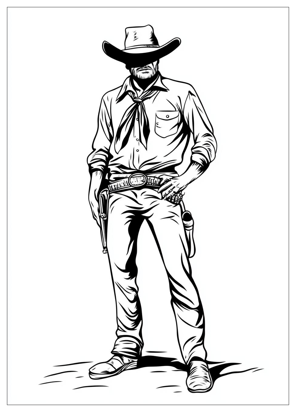 Cowboy Színező 13