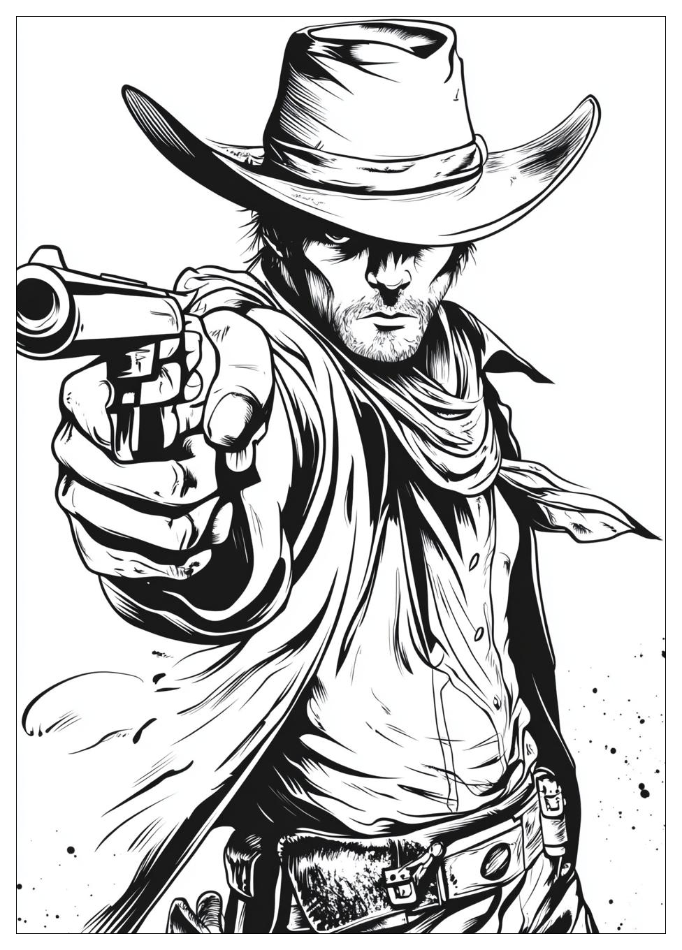 Cowboy Színező 16