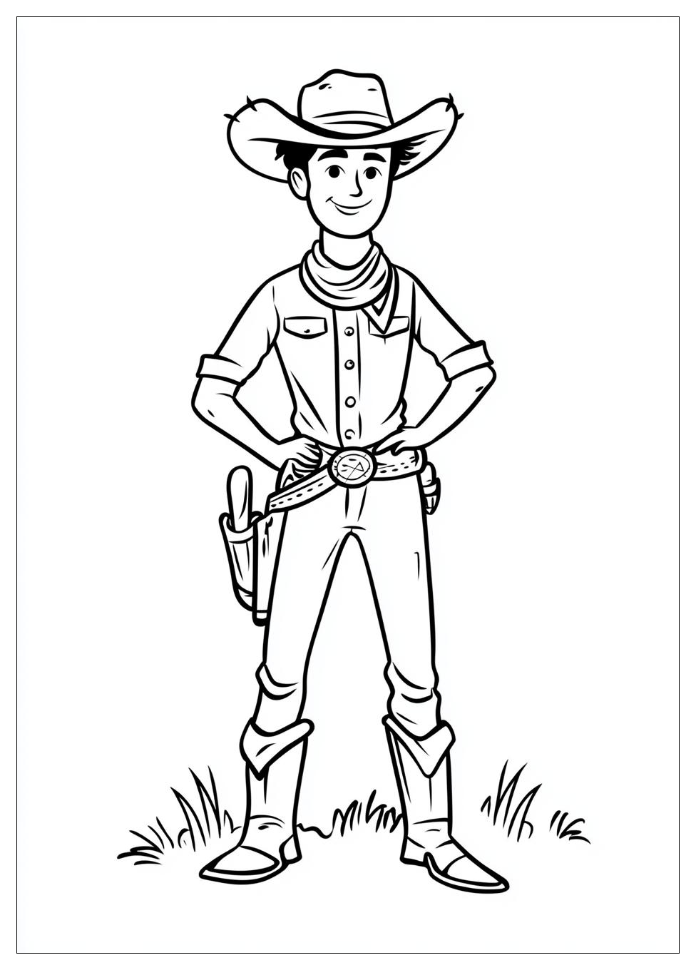 Cowboy Színező 20