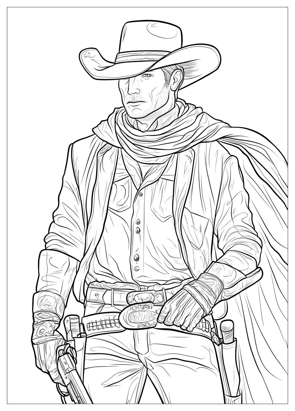 Cowboy Színező 24