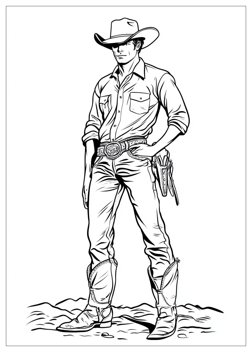 Cowboy Színező 3