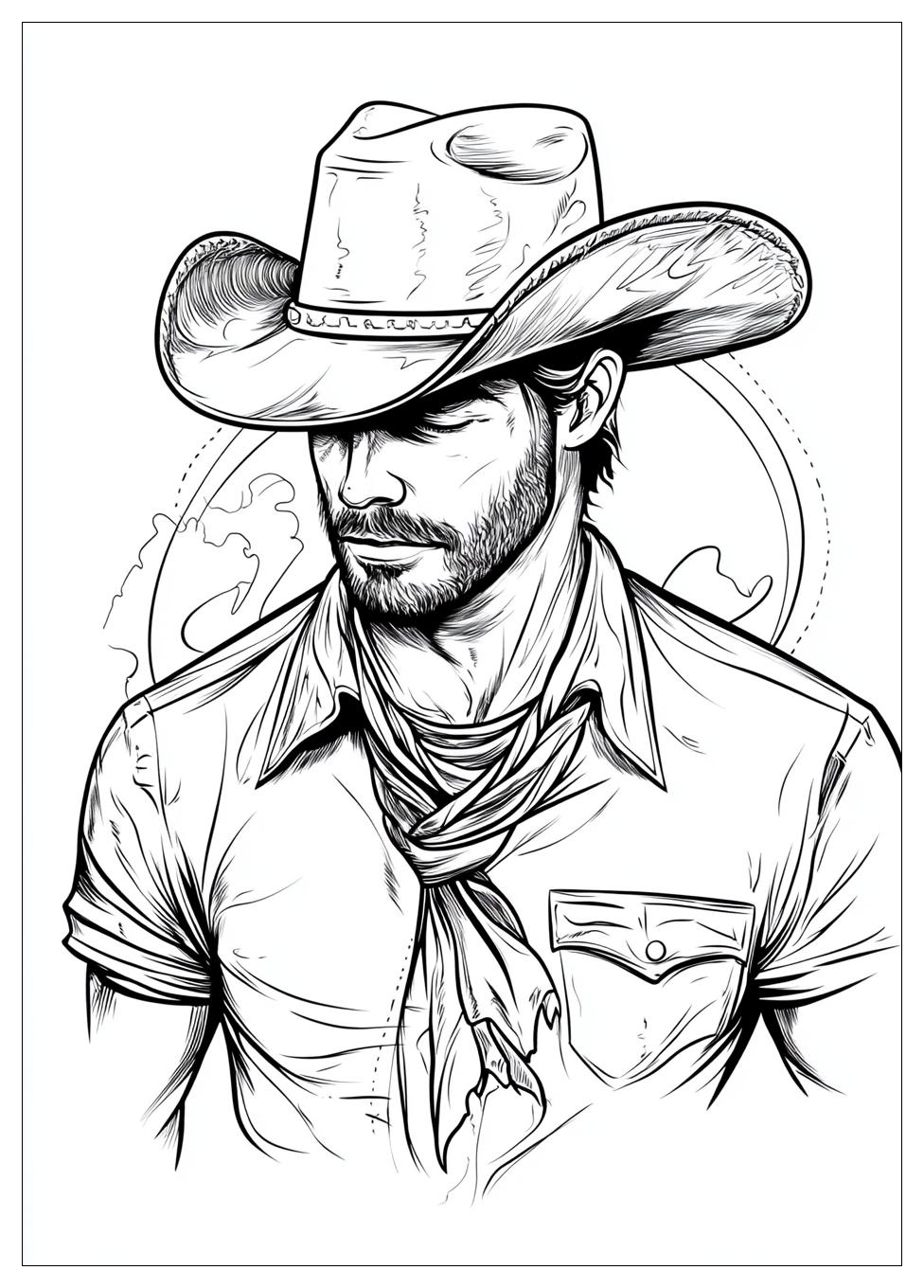 Cowboy Színező 4