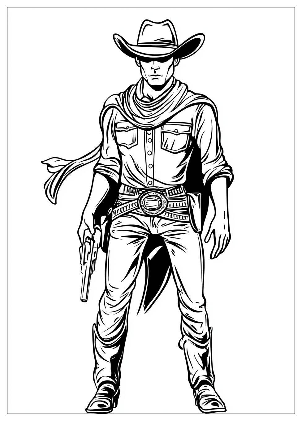 Cowboy Színező 9