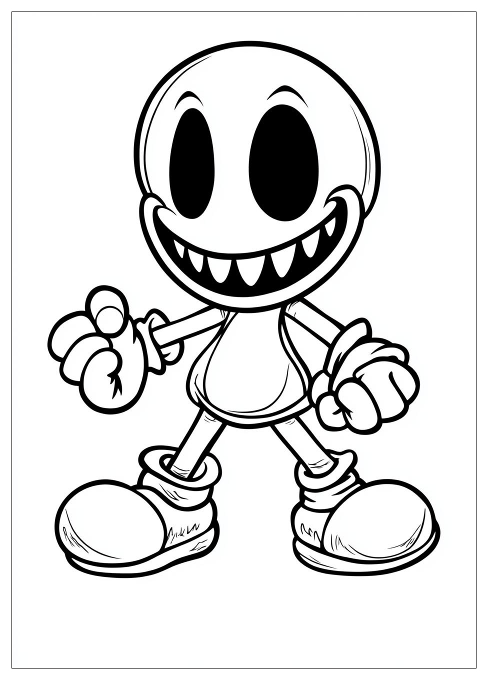 Cuphead Színező 4
