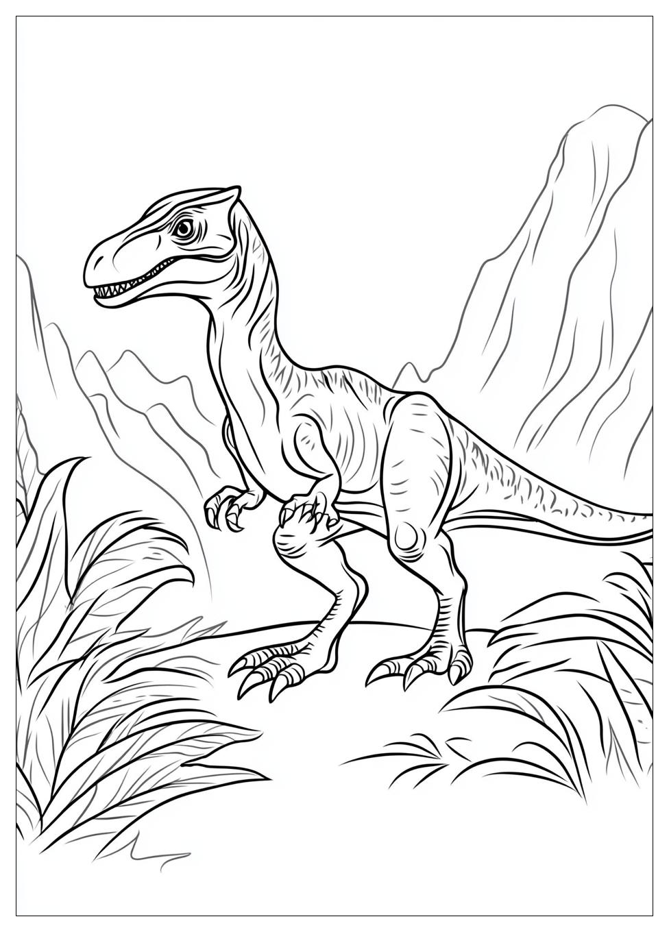 Dilophosaurus Színező 11