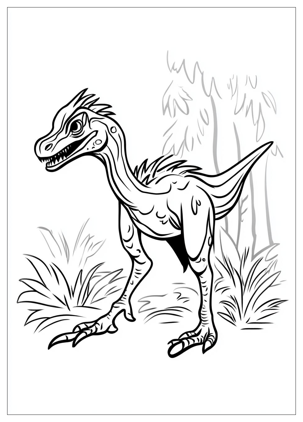 Dilophosaurus Színező 12