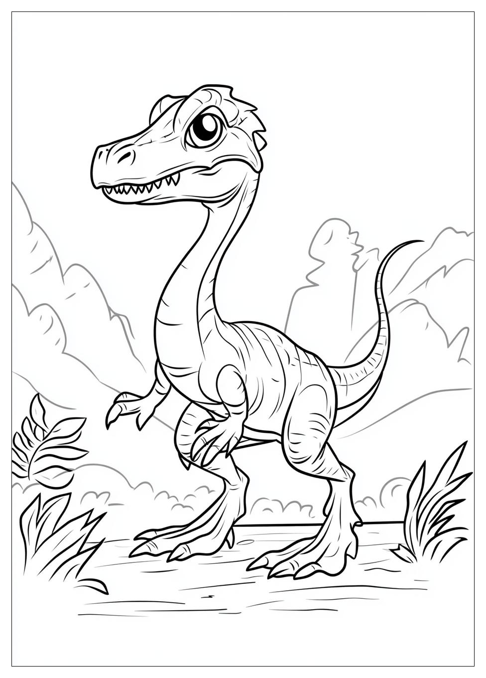 Dilophosaurus Színező 13