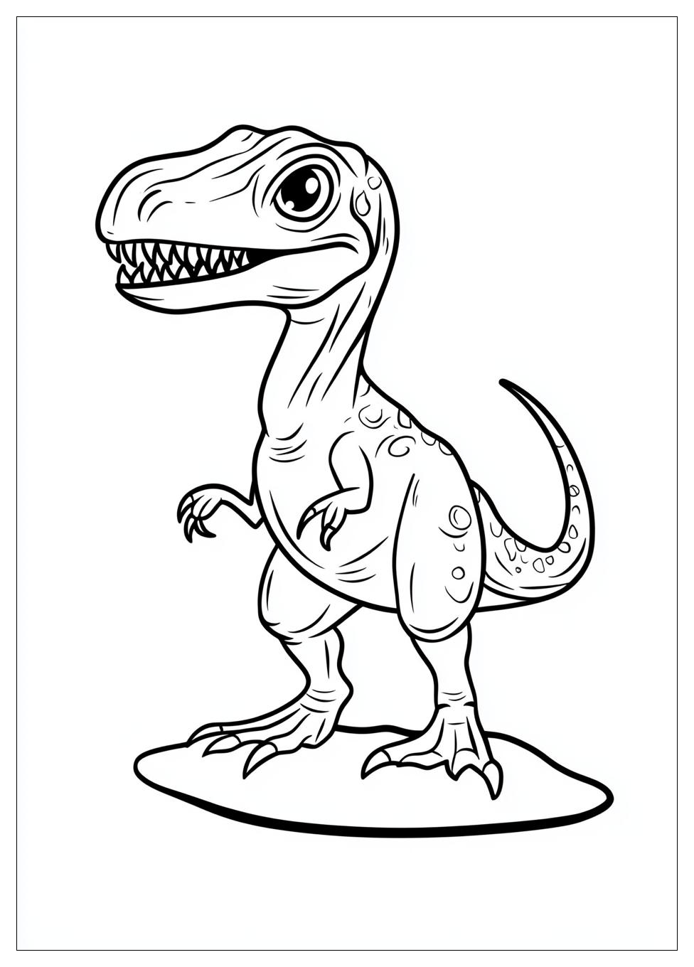Dilophosaurus Színező 14