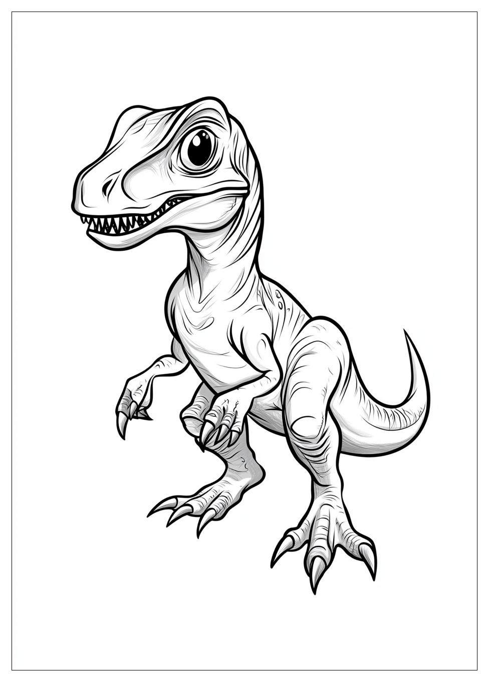 Dilophosaurus Színező 17