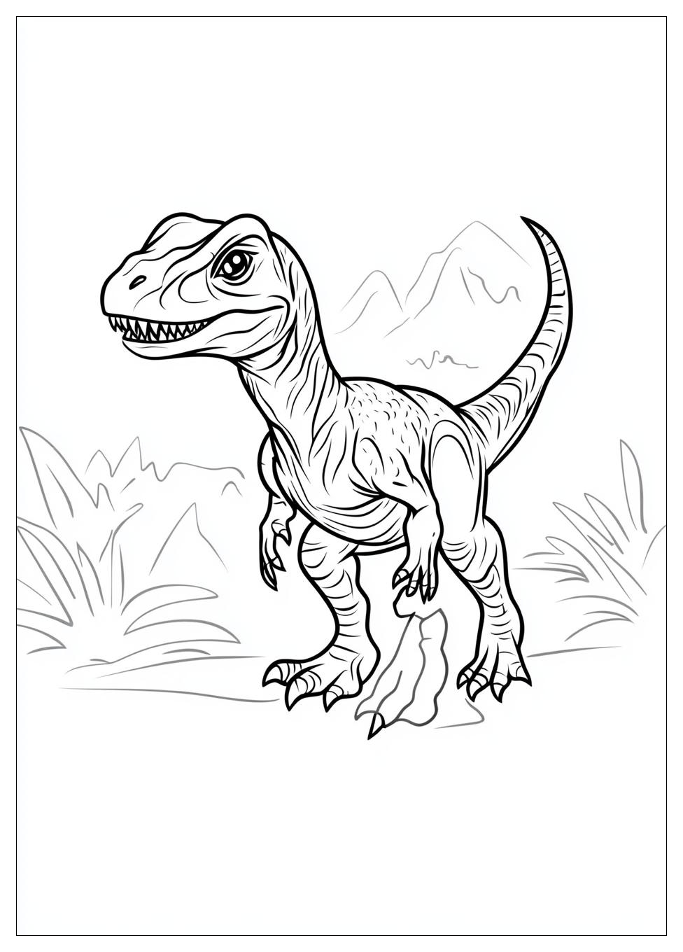 Dilophosaurus Színező 19