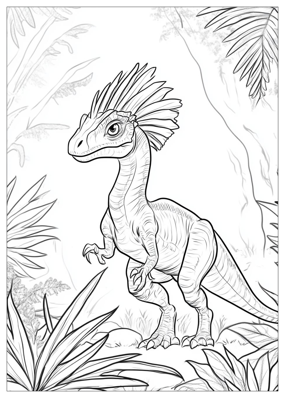 Dilophosaurus Színező 20