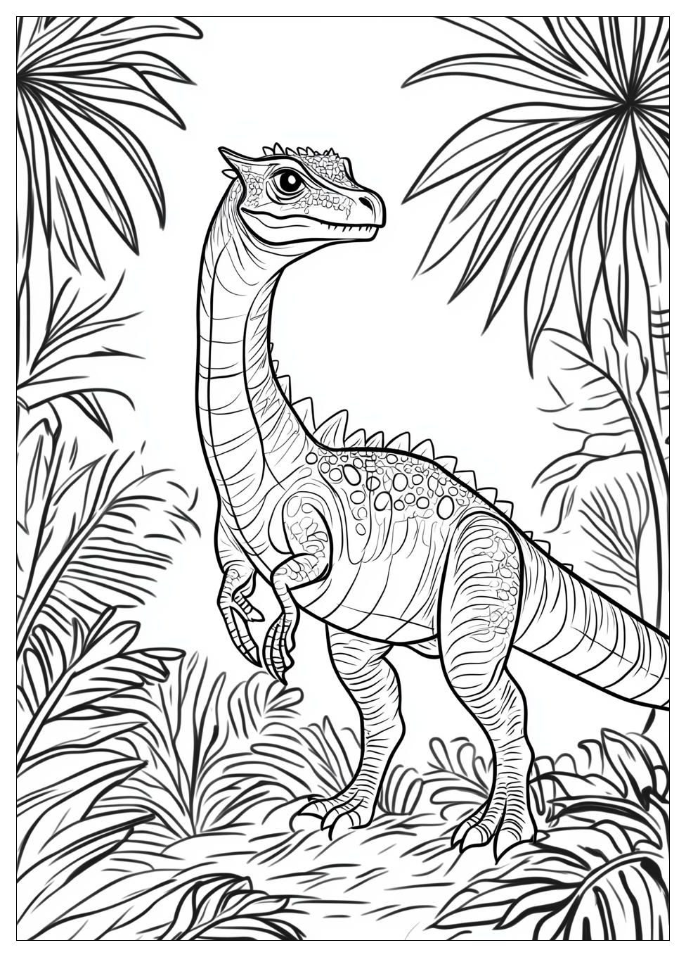 Dilophosaurus Színező 23