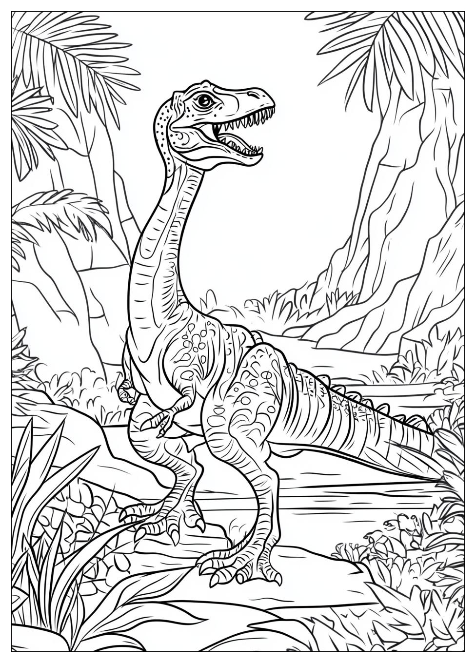 Dilophosaurus Színező 24