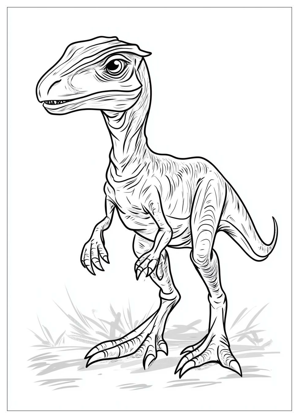 Dilophosaurus Színező 6