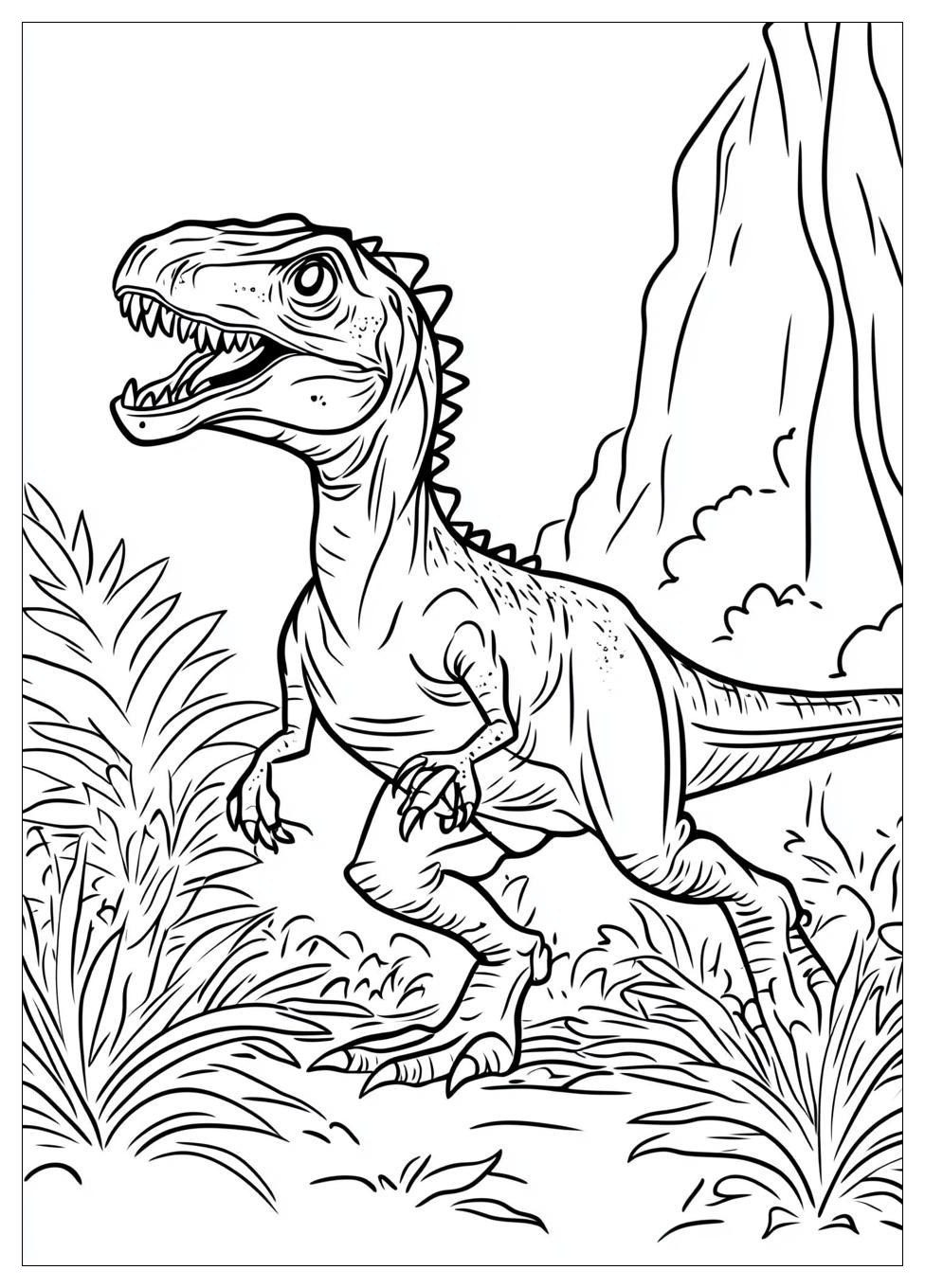 Dilophosaurus Színező 7