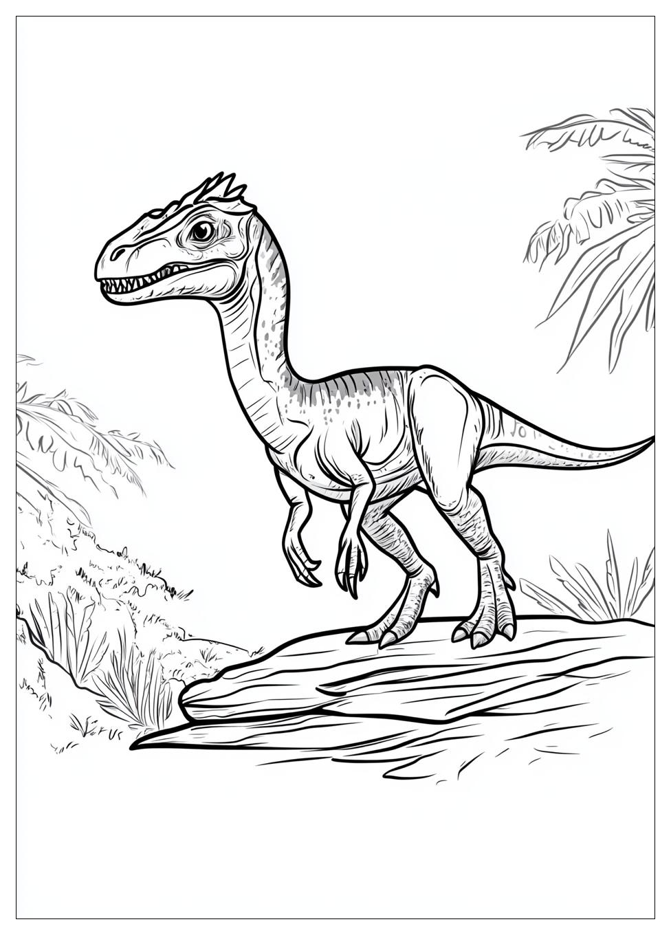 Dilophosaurus Színező 9