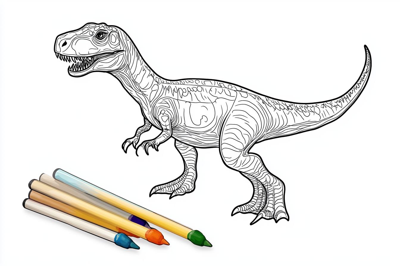 Dinoszaurusz Színező Nyomtatható Dinoszaurusz Színező